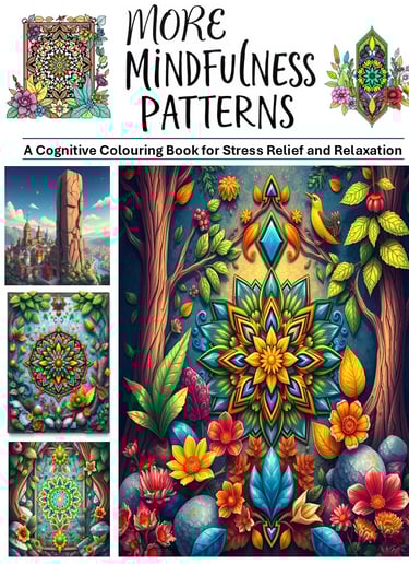 More Mindfulness Patterns Colouring Book cover