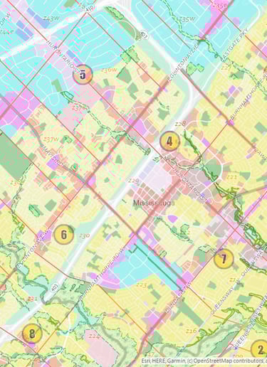 City of Mississauga Zoning Map