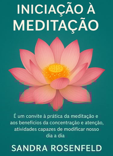 Livro Iniciação à meditação de Sandra Rosenfeld