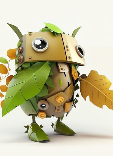 Eco-Bot avatar AI mascot for OCFS
