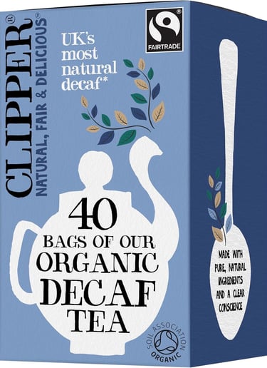 a tea bag of organic tea bags