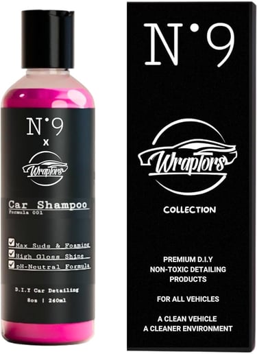 No9 Wraptors foam cleaner - Rosie Dazzlers Mobile Auto Detailing