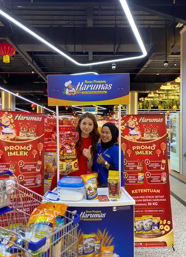 Rosie Redros, Promo Imlek Beras Harumas