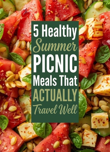 Fresh watermelon and feta salad with cucumber and mint for healthy summer picnic meals.
