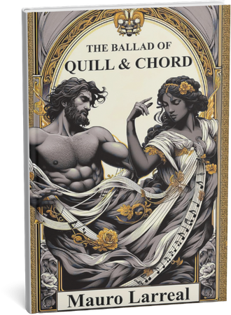 Cover of The Last Troupe book by Ben Faulk featuring a red circus tent and vintage fantasy illustrations.