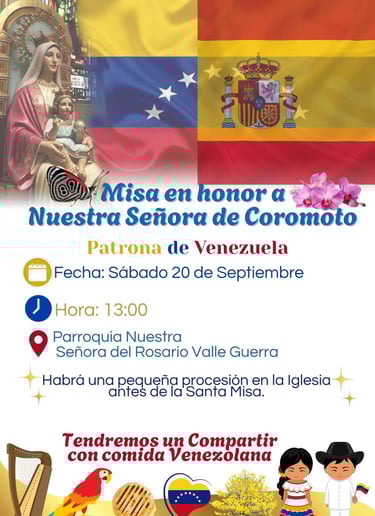 Misa Nuestra Señora de Coromoto en Valle Guerra