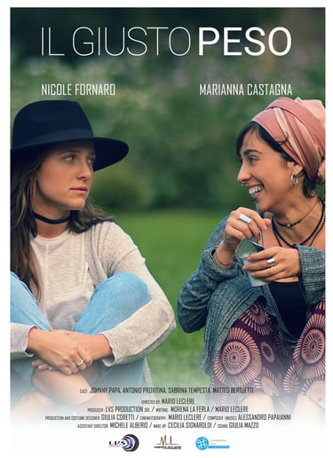 Film, a woman in a hat and a woman in a hat, italian, Il giusto peso