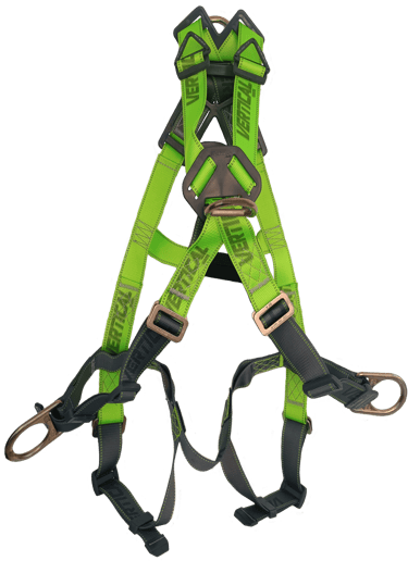 a safety harnesser with a harness and harness