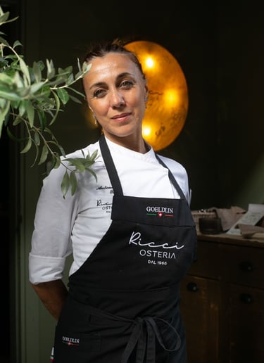 La chef Antonella Ricci del ristorante Il Fornello da Ricci in Puglia