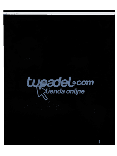 Bolsa de mensajería negra padel