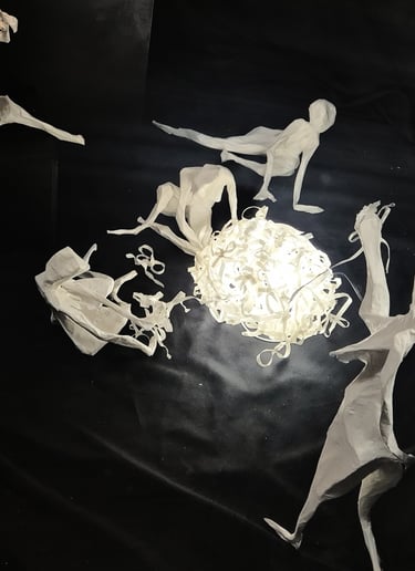 installations sculpture papier millau