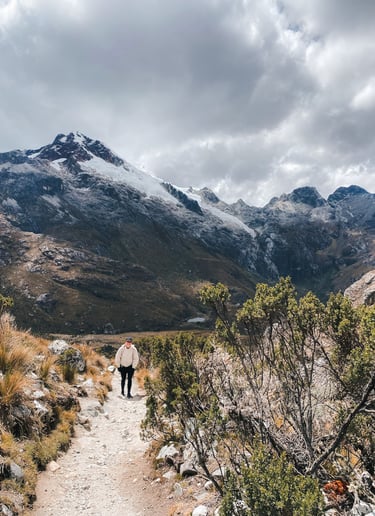 On the way to Laguna 69 in Huaraz
