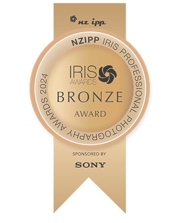 Bronze award ribbon - NZIPP - Canberra award winning wedding photographer