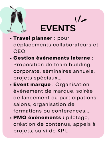 Orga évènements entreprise paris