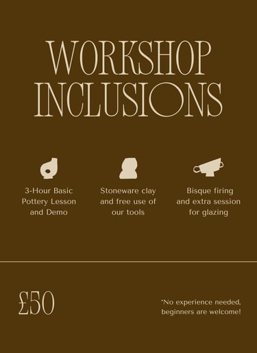 Workshops in Essex, Hand building sessions, pottery workshops, ceramics classes, pottery classes