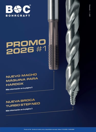Folleto herramienta corte Bohcraft 2026