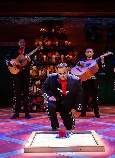 Orlando Arriaga in American Mariachi at Alley Theatre, photo by Lynn Lane