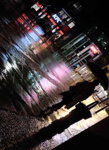 Session nocturne de street photo à Berlin