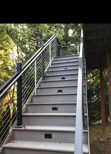 Deck stairs