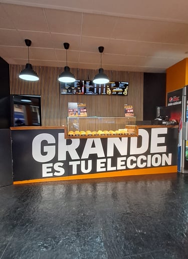 Proyecto Reformas Big pizza  Málaga