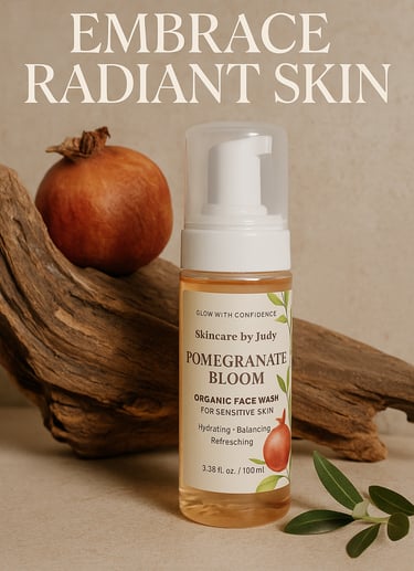 a bottle of pomegranatent and pomegranatent