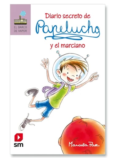 Libro pdf Diario secreto de Papelucho y el marciano de Marcela Paz