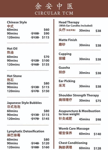 Price list