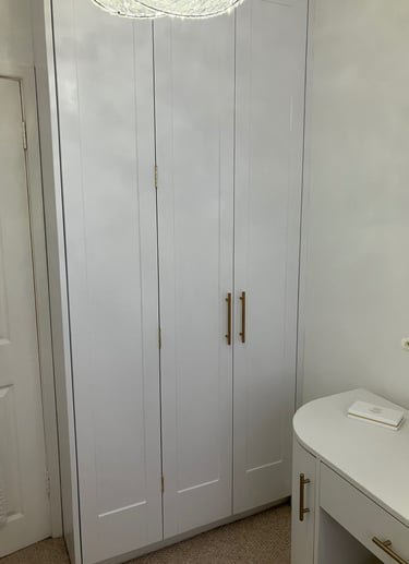 built in unit storage wardrobe mdf