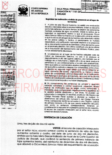 CASACION 1101-2020/MARCO CONTRERAS FL