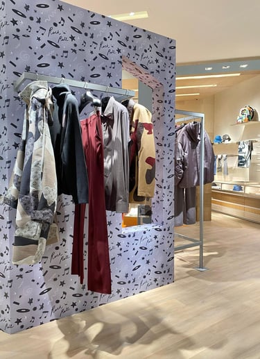 Vienos dalies interjero sienų grafika DECOSONA – unikalūs sienų raštai ir iliustracijos