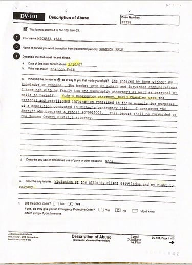 David Chandler getting charged with Domestic Violence in SFL32398