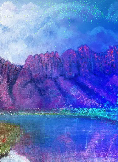 Summer View #2 (Bicameral Collection) by New Mexico Artist John Dick-Peddie