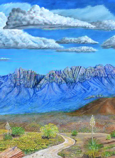 Bluetail's Perspective by New Mexico Artist John Dick-Peddie