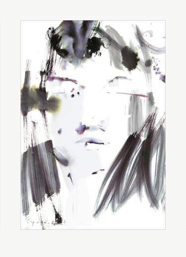 Yuge Kurt, professional watercolor painting 21.8 x 31.8 inch, on sale at online art gallery.