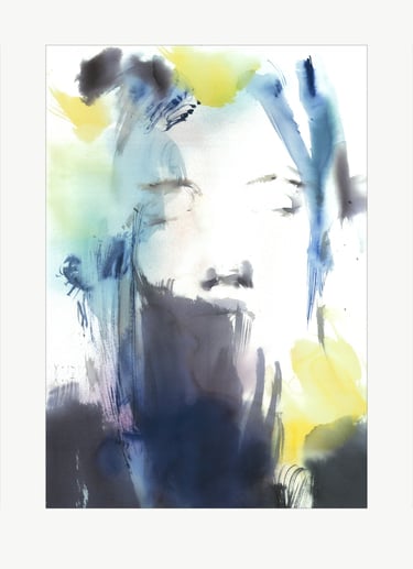 Yuge Kurt, professional watercolor painting 21.8 x 31.8 inch, on sale at online art gallery.