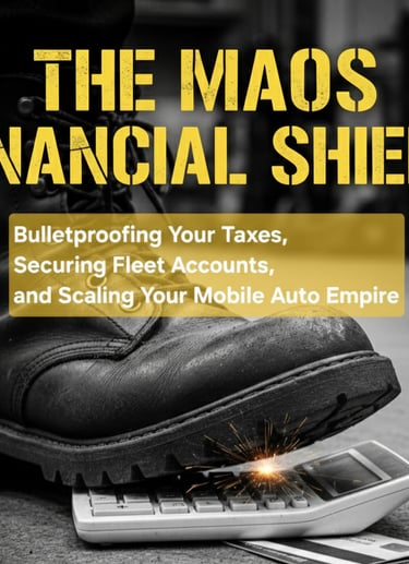 The cover of our book The MAOS Financial Shield