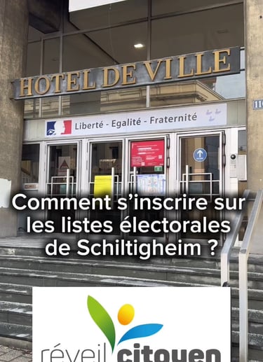 Actualité vidéo de Réveil Citoyen Schiltigheim sur la vie municipale