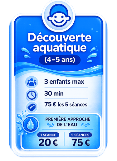 découverte aquatique cours natation à hourtin
