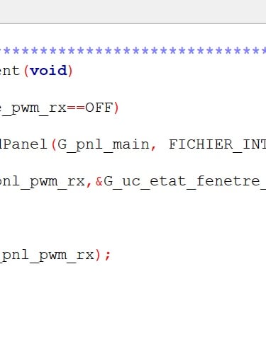 C source code for the acquisition/generation of PWM with National Instruments technologies