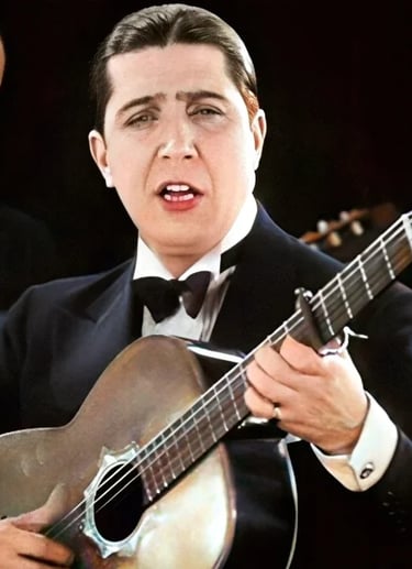 Fotografía del Cantante Carlos Gardel (fuente: Fundación Carlos Gardel)