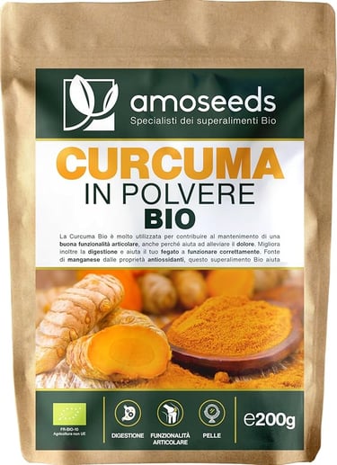 Amoseed curcuma in polvere bio