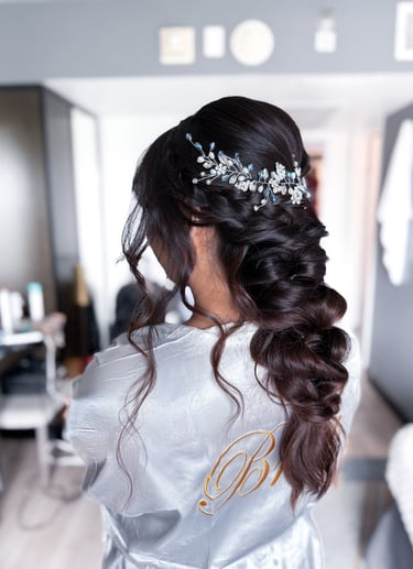 woven braid orange county laguna beach lodi wedding hair