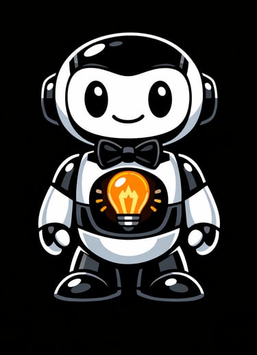 Soup, The Robot. He Is our LLM Mascot. View His Page.