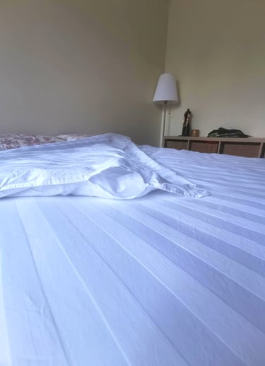 Housse de couette fentes passe mains