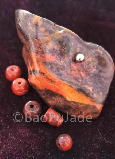 Iddingsite meteorite/天寶石 Gem Grade Meteorite