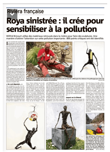 Nice matin article Wilfrid Bricourt