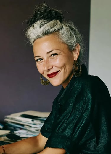Close-up of a professional founder at a desk, looking overwhelmed by technical backend setup, illust