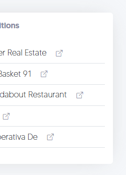 List of newest company additions to the StackRadar database including Bricker Real Estate and Sms Ba