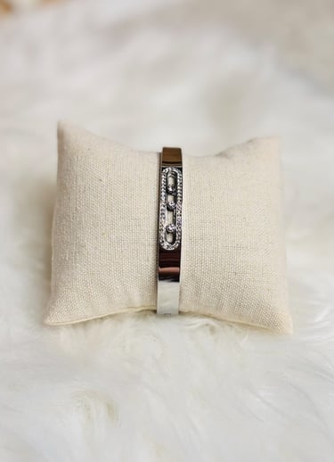 bracelet en argenter acier inoxydable pas cher 