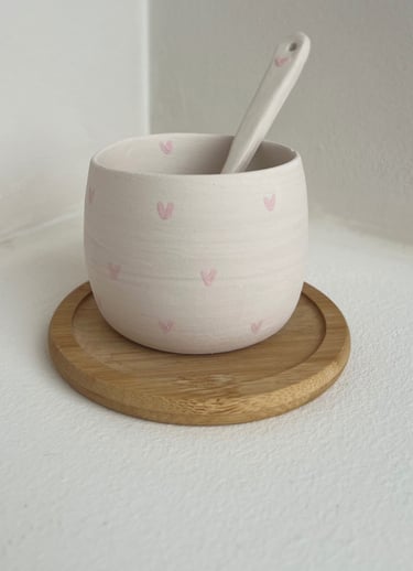 une mini cup coeur